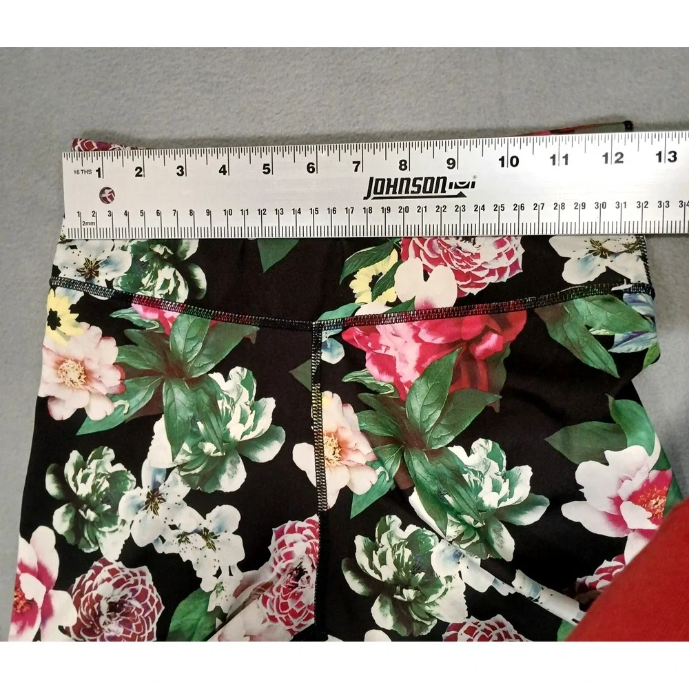 Nike Drit Fit Leggings Floral Woman's Training‎ Running Full Length Size Small